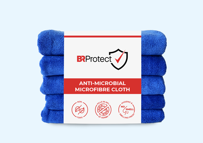 BRProtect Antimicrobial Microfibre Cloth